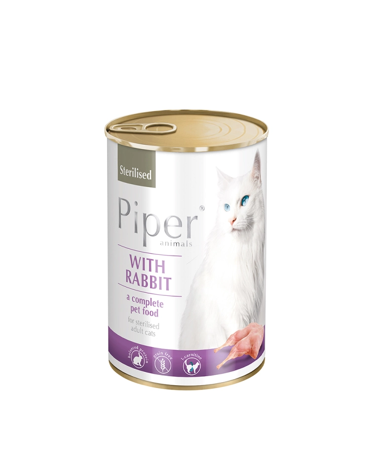 Piper Lata Conejo Gato Piper Lata Conejo Gato