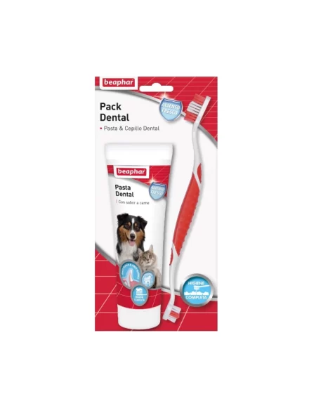 Beaphar Kit Cepillo de Dientes+Pasta Dental
