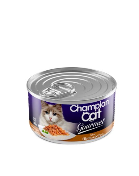 Champion Cat Gourmet Lata Filetitos de Pollo