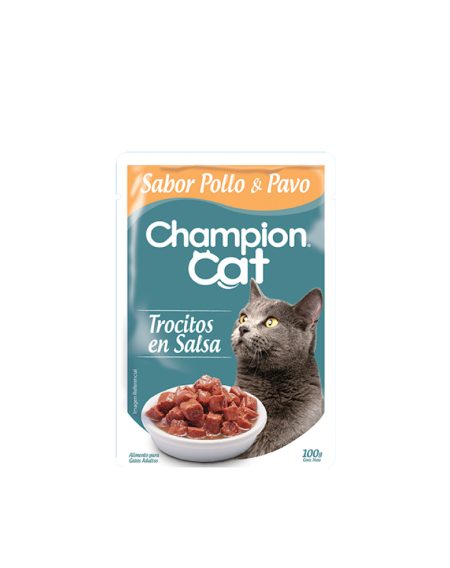 Champion Cat Pouch Pollo & Pavo