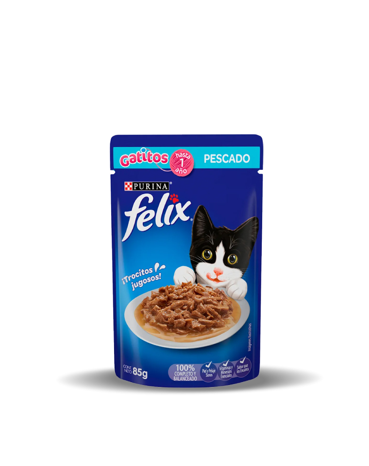 Felix Pouch Gatito Pescado 85g Felix Pouch Gatito Pescado 85g