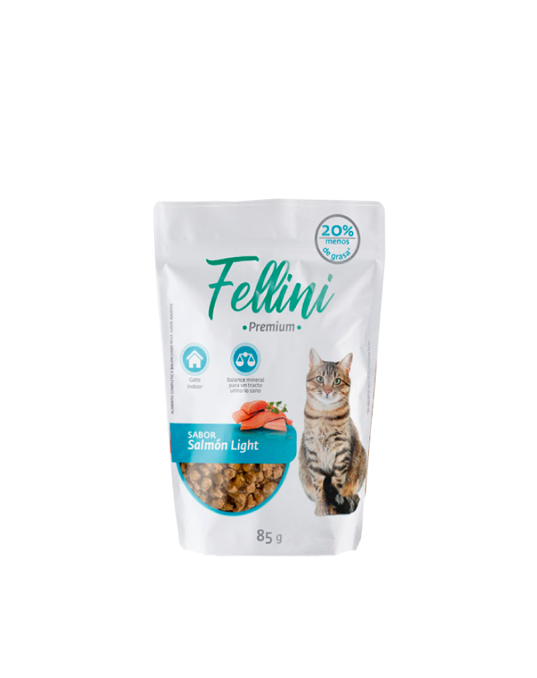 FELLINI-POUCH-SALMON-LIGHT Fellini Pouch Salmón Light 85g - Imagen 1