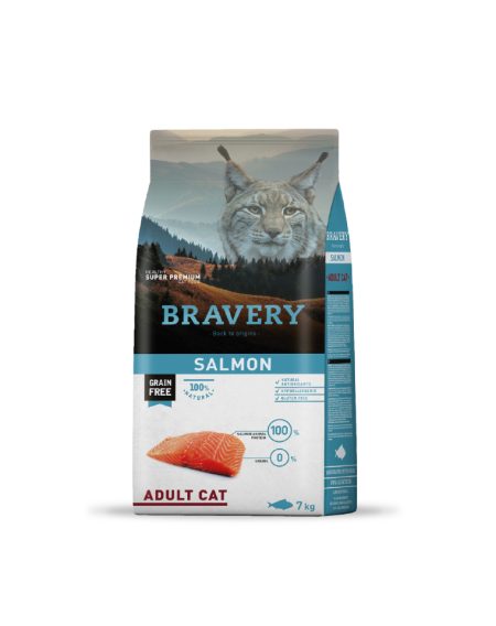 Bravery Gato Adulto Salmón