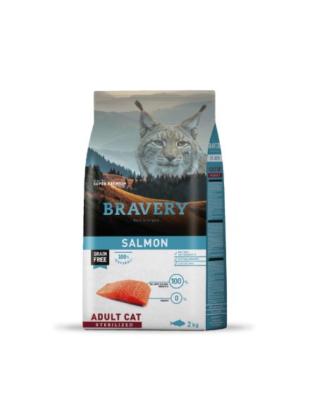 Bravery Gato Esterilizado Salmón