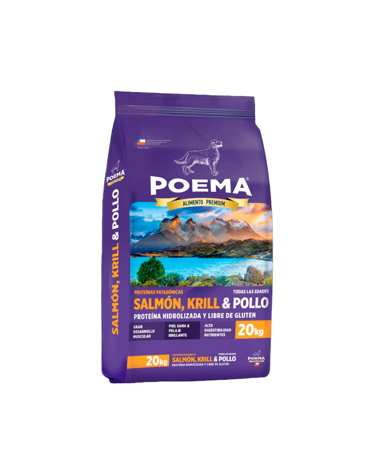 Poema Salmón Krill Pollo Todas las Edades