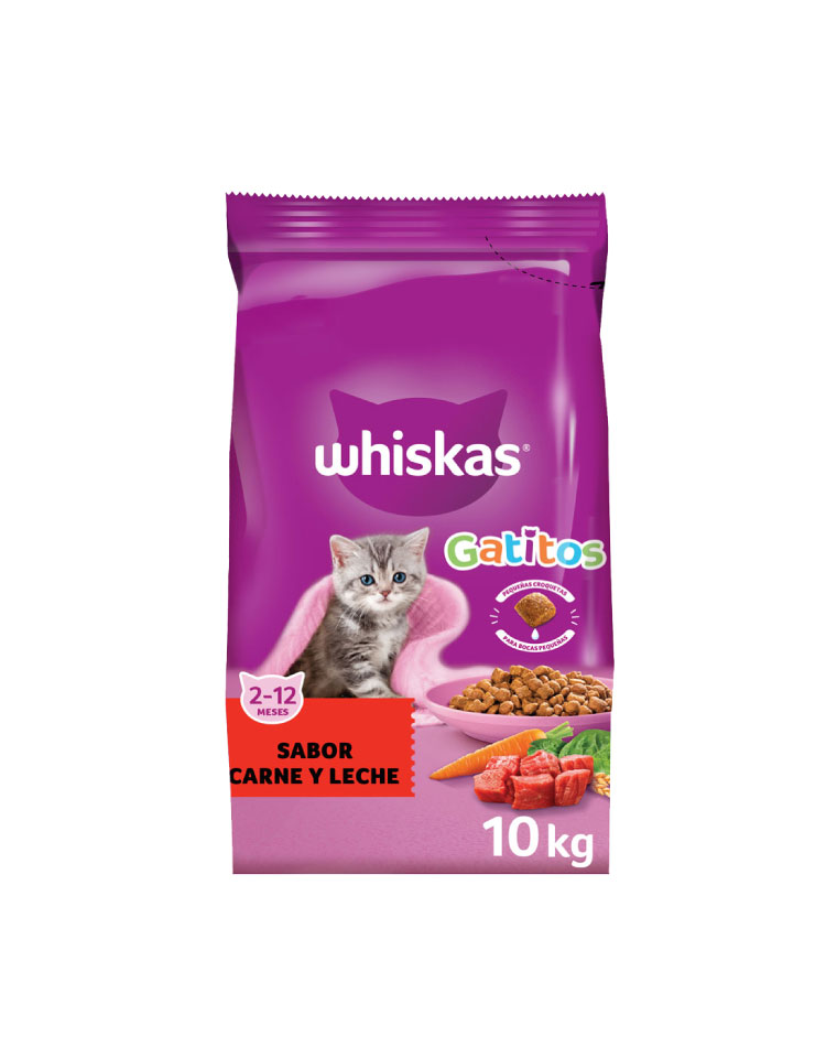 Whiskas Gatitos Sabor Carne y Leche