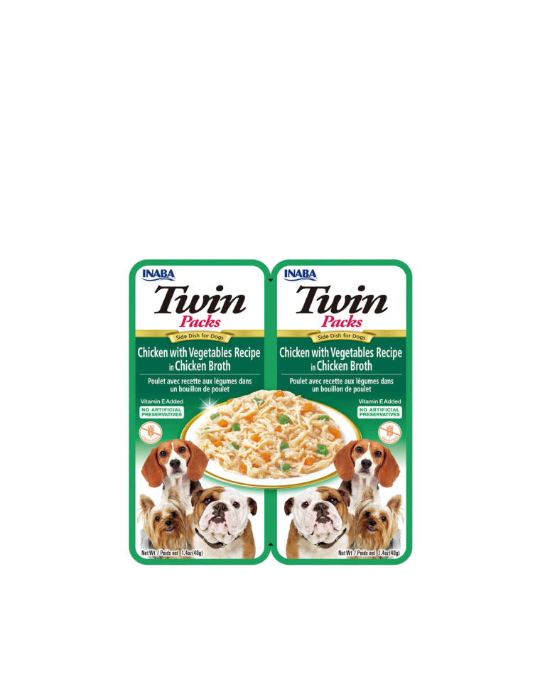 Inaba Twin Packs Pollo & Vegetales 