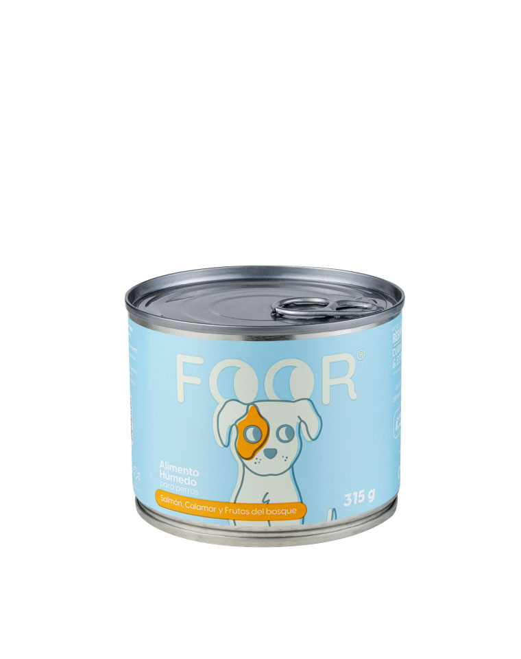 FOOR Lata Perro Salmón 315g