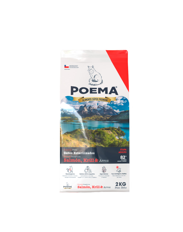 Poema Gato Adulto Esterilizado Control Peso