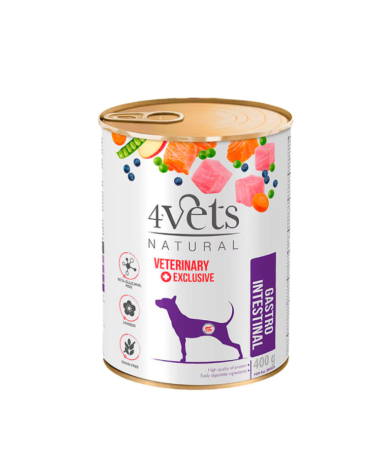 4Vets Lata Perro Gastrointestinal 400g