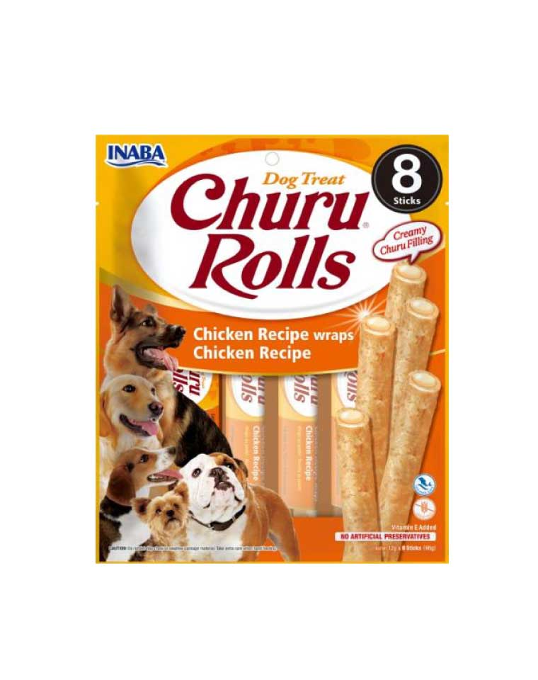 Churu Rolls Perro Pollo 8und