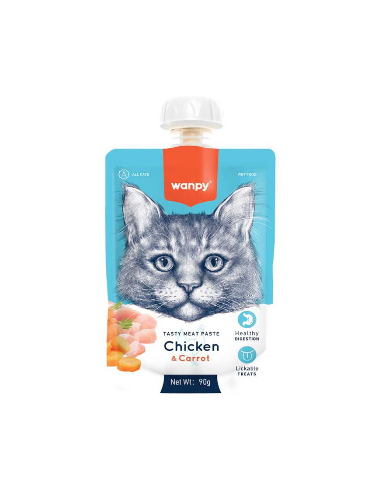Wanpy Tasty Meat Gato Pollo 90g