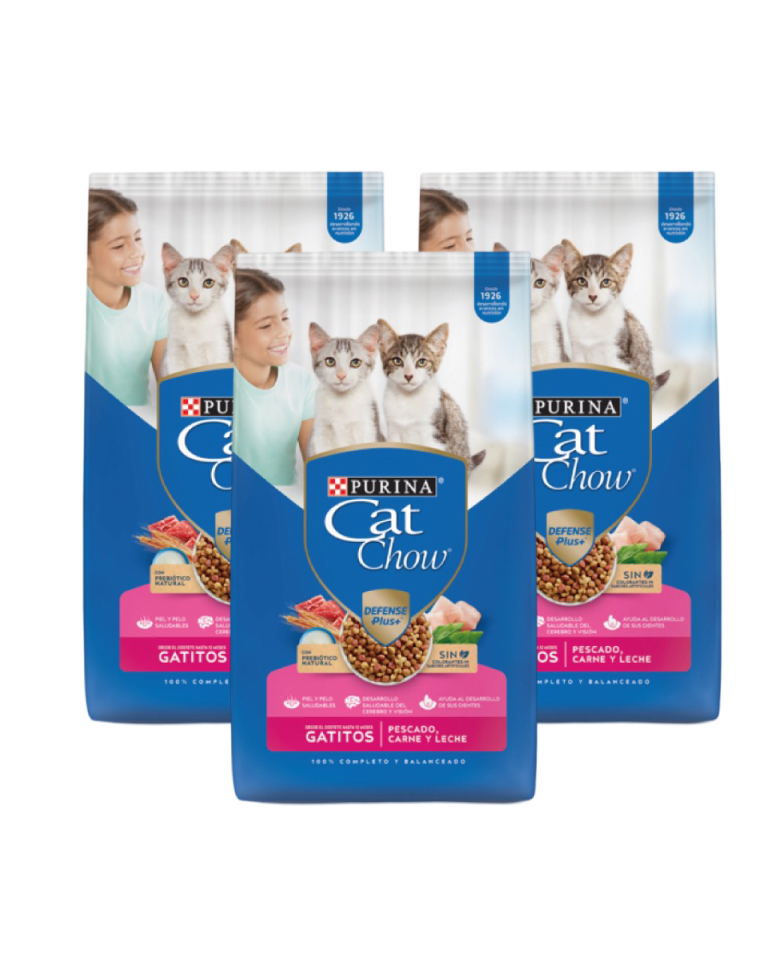 Cat Chow Gatitos 8kg x3und