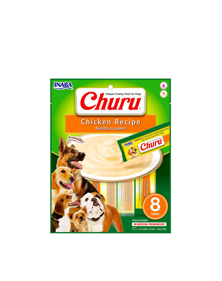 Churu Perro Receta de Pollo 8und