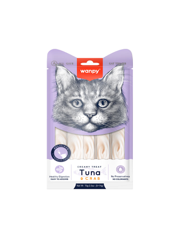 Wanpy Creamy Atún y Cangrejo