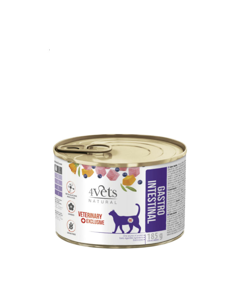 4Vets Lata Gato Gastrointestinal 185g