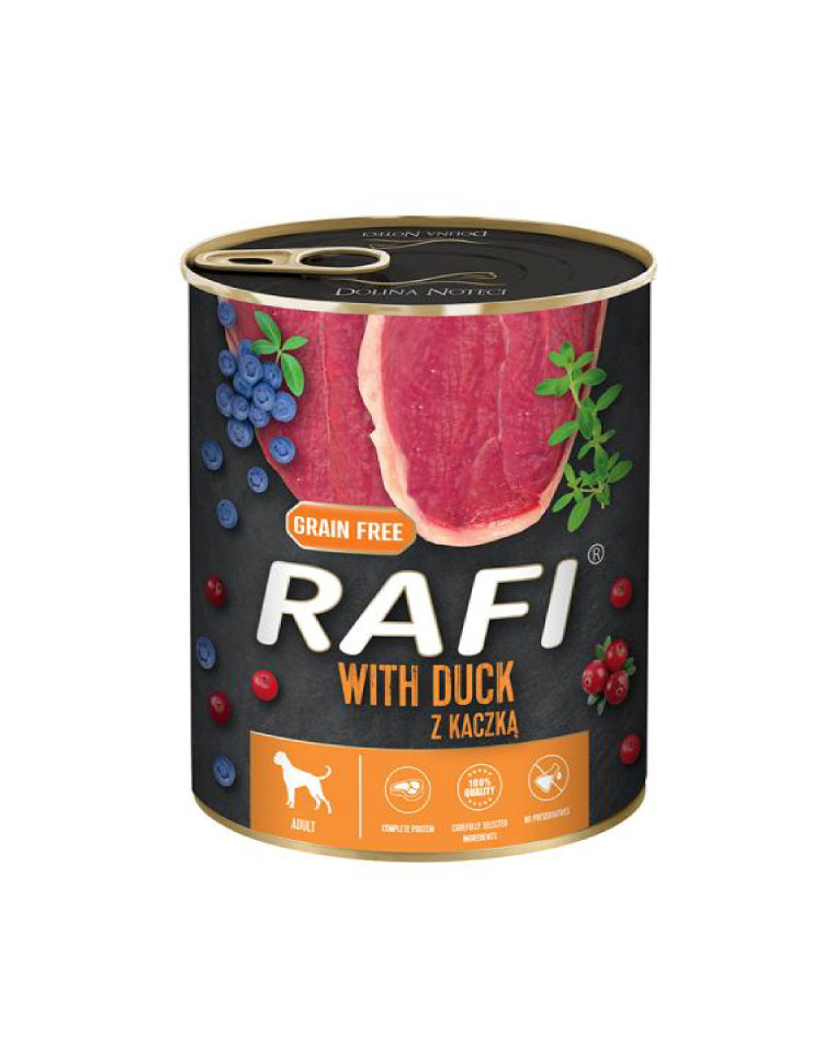 Rafi Lata Perro de Pato 800g