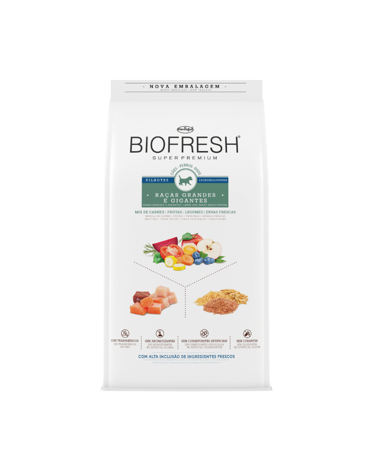 BIOFRESH CACHORRO RAZA GRANDE Y GIGANTE 15KG