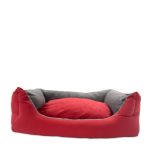 Fabotex Cama Reversible Rojo y Gris S
