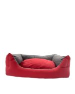 Fabotex Cama Reversible Rojo y Gris S