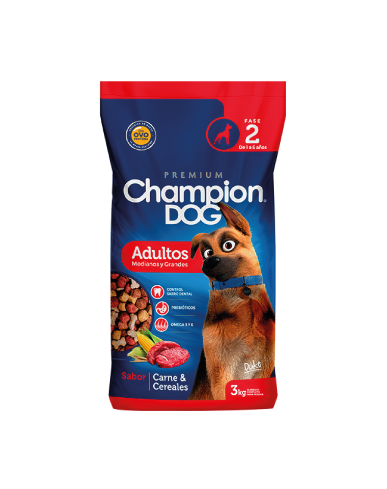 Champion Dog Adulto Mediano y Grande 18kg
