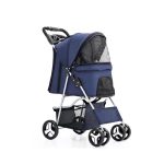 Coche para Mascotas Azul Oscuro