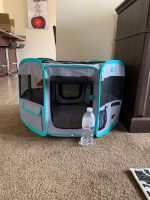 Pawdle Corral para Mascotas Azul - Imagen 6