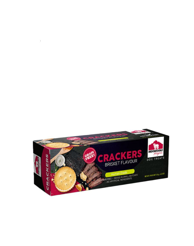 IIndomitable Patagonia Crackers Carne Ahumada 130g
