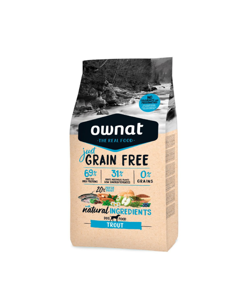 Ownat Perro Libre de Granos Trucha 2kg