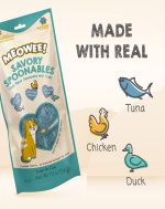 Meowee! Snack Húmedo Pollo, Atún y Pato 56g - Imagen 4