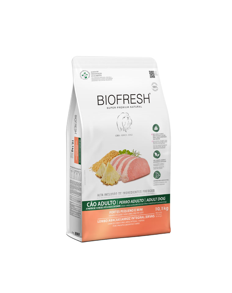 Biofresh Adulto Pequeño/Mini Cerdo & Piña 10kg