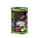 Alpha Spirit Lata Perro Pato y Manzana 400g