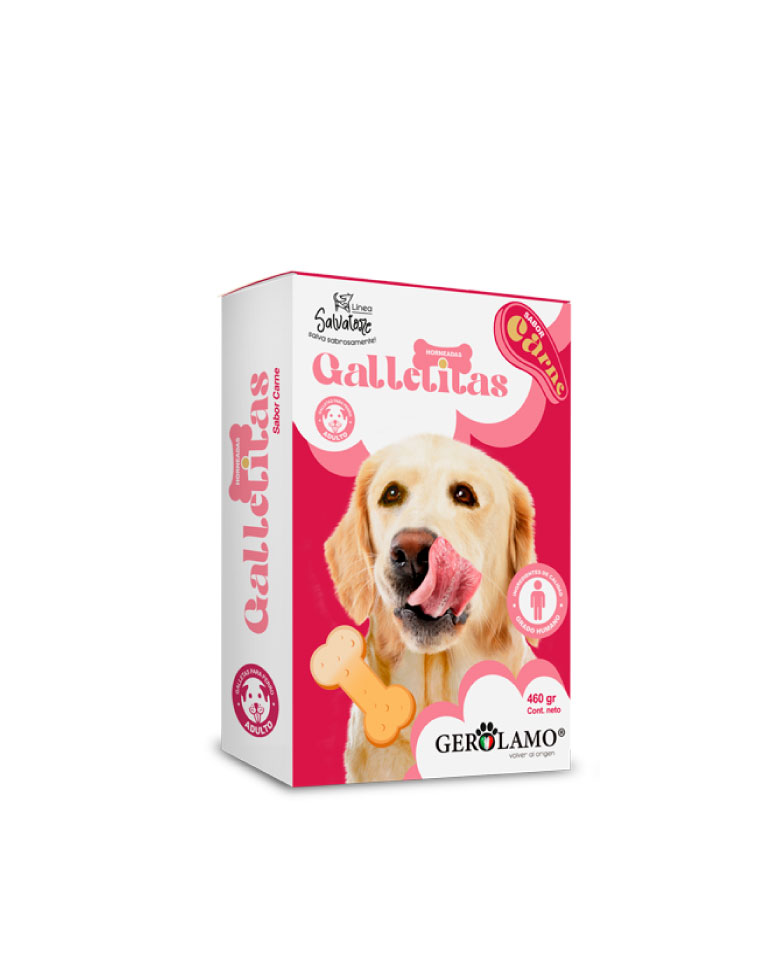 Gerolamo Galletas Perro Sabor Carne 460g