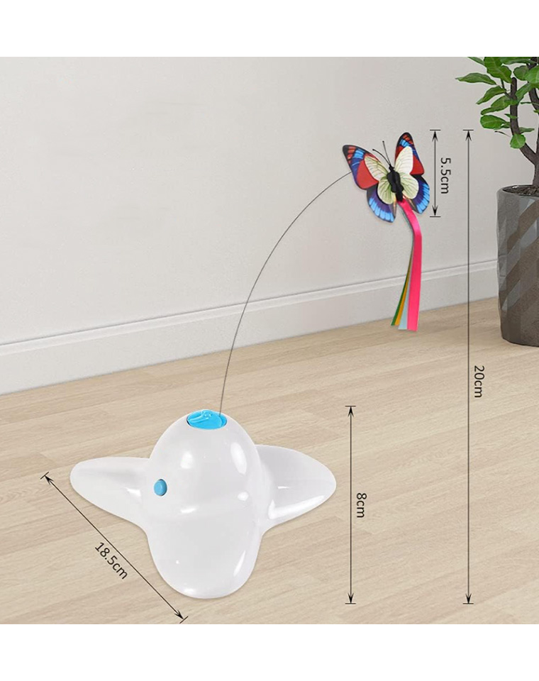 Juguete Interactivo para Gatos Mariposa Voladora