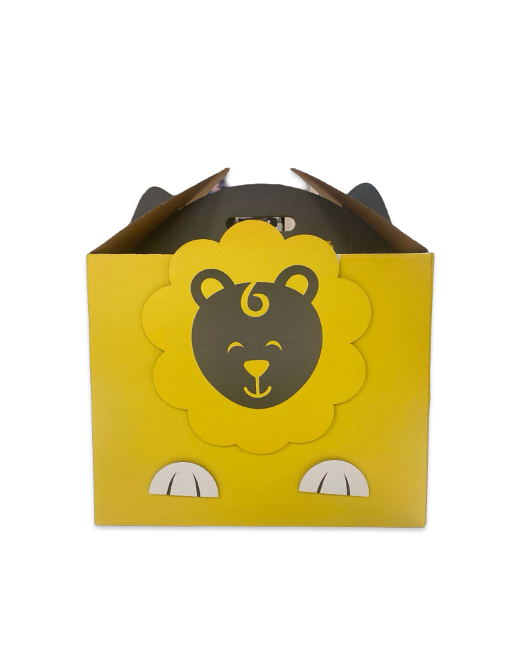 Casa Rascador para Gatos Cartón