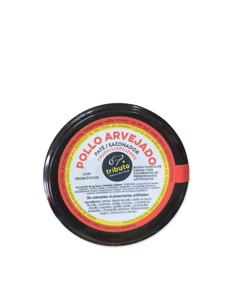 Tributo Paté Sazonador Pollo Arvejado 80g