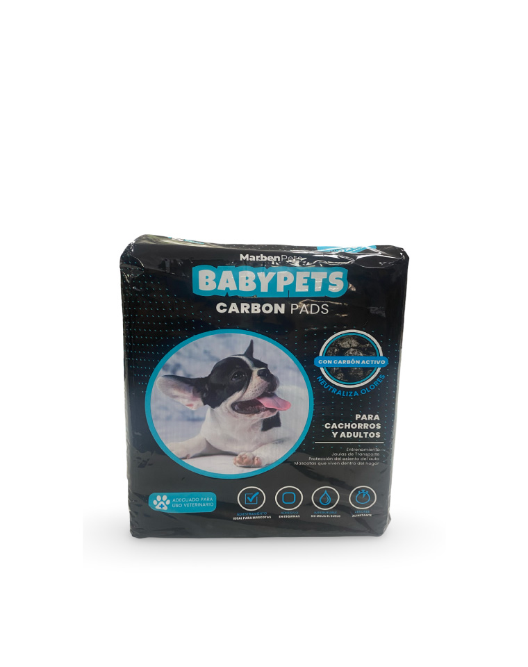BabyPets Sabanillas para Perros con Carbón Activo 50 und