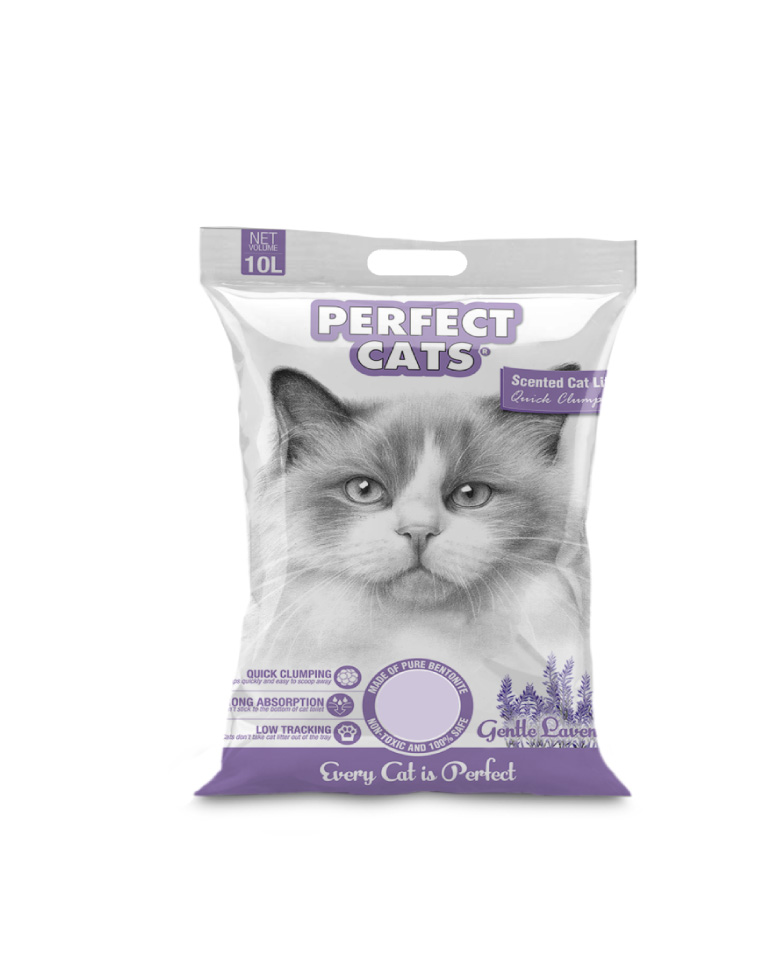 Perfect Cat 7,1kg Arena Aglutinante Lavanda